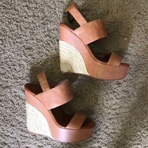 Jessica Simpson Brown Wedges